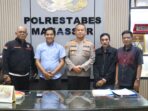 Kapolrestabes Makassar Terima Audiensi Pengurus PJI Perwakilan Sulsel