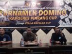 Polres Pinrang Gelar Turnamen Domino,Rangkaian HUT Bhayangkara Ke 78