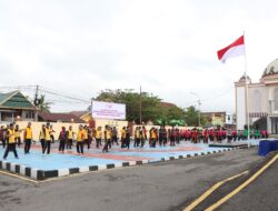 Bhayangkari Cabang Sidrap, Persit, dan PKK Bersatu: Senam Bersama Sambut HKGB ke-72