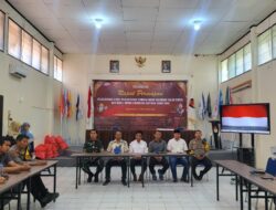 Wakili Kapolres, Wakapolres Sidrap Hadiri Rapat Persiapan Debat Paslon Bupati dan Wakili Bupati di KPU