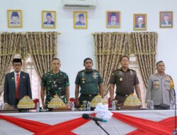 Acara Rapat Paripurna DPRD Pinrang,Pengucapan Sumpah Pimpinan DPRD Pinrang Dihadiri Kapolres Pinrang