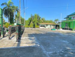 Dandim 1420/Sidrap Memimpin Upacara Bendera Minggu Ke 2 Dalam Keadaan Aman dan Hikmat