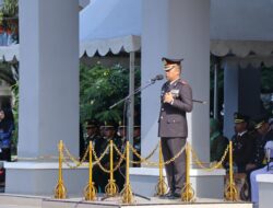 Peringatan Hari Pahlawan Kapolres Pinrang Bertindak Sebagai Inspektur Upacara