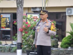 Kapolres Pinrang Pimpin Apel Pagi Sampaikan Arahan Penting Di jam Pimpinan