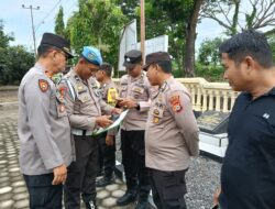 Kapolsek Panca Lautang Sidak HP Anggota, Pastikan Bebas Judi Online