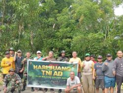 Normalisasi Kali di Dusun Cempa Jawae oleh Koramil 05/Dua Pitue bersama Camat Pitu Riawa.