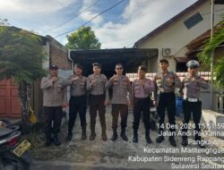Polres Sidrap dan Polsek Maritengngae Amankan Ibadah Natal di Gereja Toraja