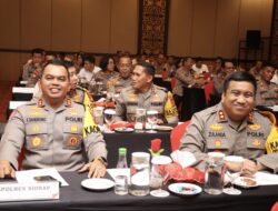 Kapolres Sidrap Hadiri Rakor Linsek Pengamanan Natal 2024 dan Tahun Baru 2025 di Makassar
