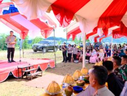 Kapolda Sulsel Tinjau Lahan Produktif dan Tanam Bibit Jagung di Desa Bolli Kab. Bone