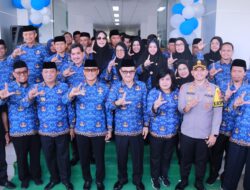 Kapolres Sidrap Dukung Literasi, Hadiri Peresmian Perpustakaan Daerah Sidrap