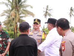 Tinjau Lokasi Longsor, Kapolres Sidrap dan Forkopimda Pastikan Akses Warga Aman