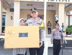 24 Tahun mengabdi: Ibu Idawati, THL Polres Sidrap, Dapat TV dan Naik Gaji