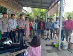 Sat Binmas Polres Sidrap Edukasi Tukang Bentor dan Kurir, Jaga Kamtibmas Bersama