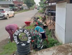 Koramil 1420-03/Maritengngae Gelar Karya Bhakti Bersama Masyarakat.