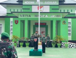 Kasdim 1420/Sidrap Pimpin Upacara Bendera, Tekankan Profesionalisme dan Integritas Prajurit TNI