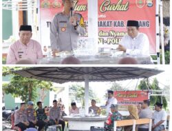 Jumat Curhat Bersama TNI-Polri Dan Masyarakat Di Pesantren DDI Pintang