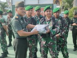 Kodim 1420/Sidrap Terima Paket Kaporlap Dari KASAD