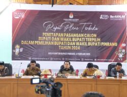 *KPU Pinrang Gelar Rapat Pleno Terbuka Penetapan Pasangan Calon Bupati Dan Wakil Bupati Terpilih *