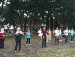 Penjabat Bupati Sidrap Membaur dengan ASN Senam Sehat