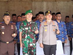 Kapolres Sidrap Bersama Forkopimda Hadiri Upacara Integrasi Nasional di Lapangan SKPD