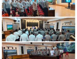 Polres Pinrang Ikuti Zoom Meeting Comander Wish Kapolda Sul Sel