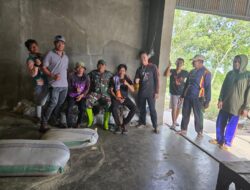 Dukung Penyerapan Gabah, Babinsa Koramil 1420-05/Dua Pitue Cek Penggilingan Padi