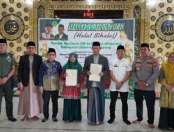 Pererat Silaturahmi, Kasdim Sidrap Hadiri Halal Bihalal di Ponpes DDI As-Salman Allakkuang