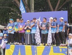 TNI Polri Sinergi Pemkab Sidrap dan DPD RI Meriahkan Run 2025 di Pelataran Pangker