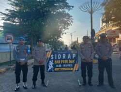 Sukses Gelar Car Free Day, Polres Sidrap Tuai Apresiasi Warga