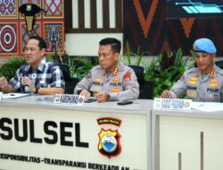 Polda Sulsel Gelar Konferensi Pers Terkait Kasus Penipuan Online, 40 Terduga Pelaku Diserahkan oleh Kodam XIV Hasanuddin