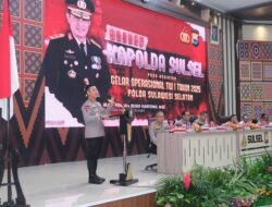 Kapolda Sulsel Pimpin Apel Gelar Operasional Triwulan I Tahun 2025 Polda Sulsel