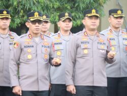 Kapolres Sidrap Ikuti Apel Pagi Gabungan Bersama Jajaran Polda Sulsel