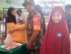 Babinsa Lautang Benteng Dampingi Bupati Sidrap dalam Kunjungan Inspiratif ke SDIT At-Tauhid