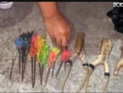 Resmob Polda Sulsel Tangkap Pemuda di Borong Daya Makassar, Produksi Busur dan Ketapel di Rumahnya