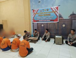 Polres Sidrap Bina Tahanan Lewat Bimbingan Rohani, Dukung Indonesia Emas 2045