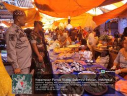 Jelang Idul Adha 1446 H, Babinsa Rappang Cek Harga Sembako di Pasar Sentral: Harga Masih Stabil