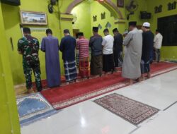 Koramil Jajaran Kodim 1420/Sidrap Pantau Situasi Wilayah Melalui Safari Subuh dan Komsos