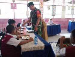 Dukung Kegiatan MBG Oleh Pemerintah, Babinsa Kodim 1420/Sidrap Awasi Pelaksanaan MBG