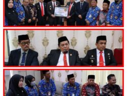 Bupati Pinrang Terima Kunjungan Ketua KPU Pinrang