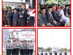 Kapolres Pinrang Hadiri Upecara Hari Lahir Pancasila, Wujud KomitmenTegakkam Nilai Kebangsaan