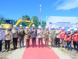 Wakapolda Sulsel Letakkan Batu Pertama Pembangunan Gudang Ketahanan Pangan Polri di Bantaeng