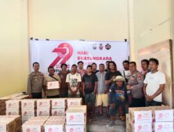 Bansos Polres Sidrap Dalam Rangka Hari Bhayangkara Ke-79 Disambut Positif Warga