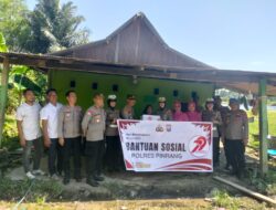Polres Pinrang Salurkan Bansos, Pedulih Masyarakat Rangkaian Hut Bhayangkarang Ke 79Tahun 2025