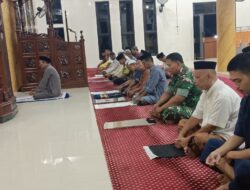 Babinsa Ramil Kodim 1420/Sidrap Rutin Safari Subuh