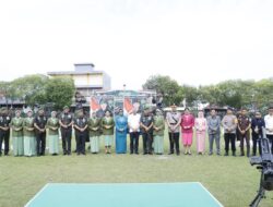Bupati Pinrang Hadiri Upecara Serah Terima Komandan Batalion Infantri 712 Makkasau