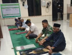 Pererat Silaturahmi” Safari Subuh Babinsa Koramil Jajaran Kodim 1420/Sidrap di Masjid Wilayah Binaan.
