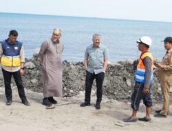 Ini Yang Disampaikan Bupati Pinrang Saat Meninjauh Proses Rehabilitasi Jalan Poros Ammani, Langnga