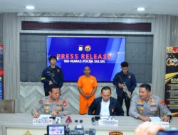 Polda Sulsel Gelar Press Release Kasus Penganiayaan Berat Di Kab. Gowa, Pelaku Gunakan Senapan Angin