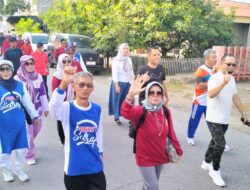 Senam Massal dan Jalan Sehat Meriahkan HUT ke-63 PWRI Tingkat Provinsi di Sidrap