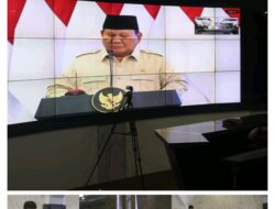 Bupati Pinrang Ikuti Peluncuran Logo Dan Tema Hut RI Ke 80 Melalui Sambungan Vidio Confotencr Diruang Kendela Lasinrang